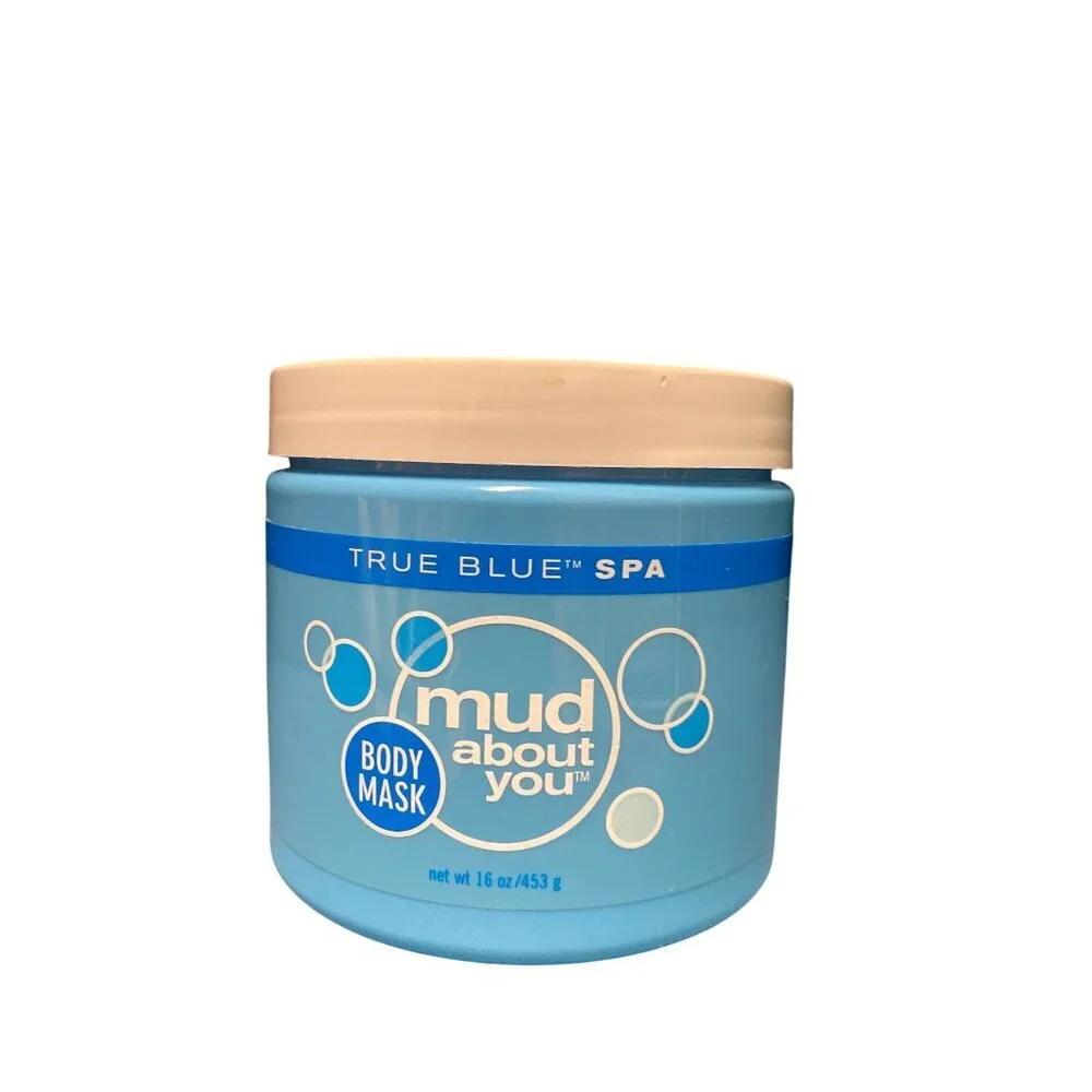 True Blue Spa Mud About You‎ Body Mask Set Mega Mint Buffing Bar & Brush